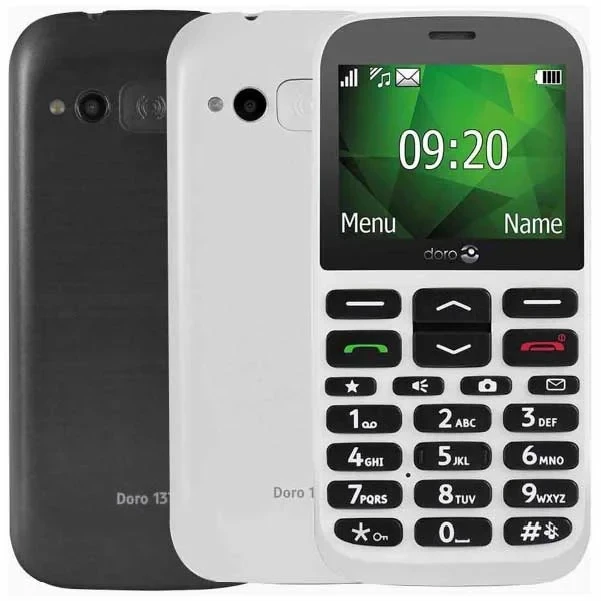 Doro - 1370 - 2.4" - 3MP - 1000mAh - 2G Network - Easy-to-Use Mobile Phone - (Used)